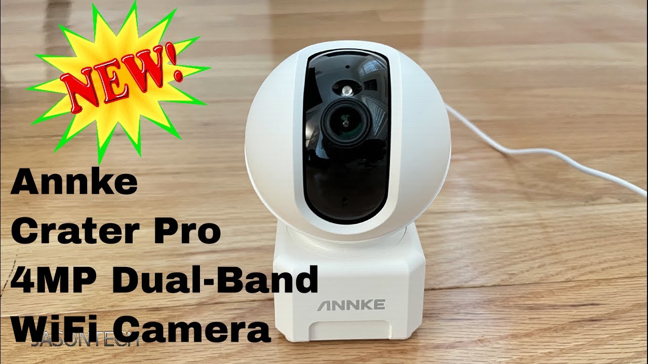 Annke Crater Pro PT 4MP Dual-Band WiFi Indoor Camera. Setup