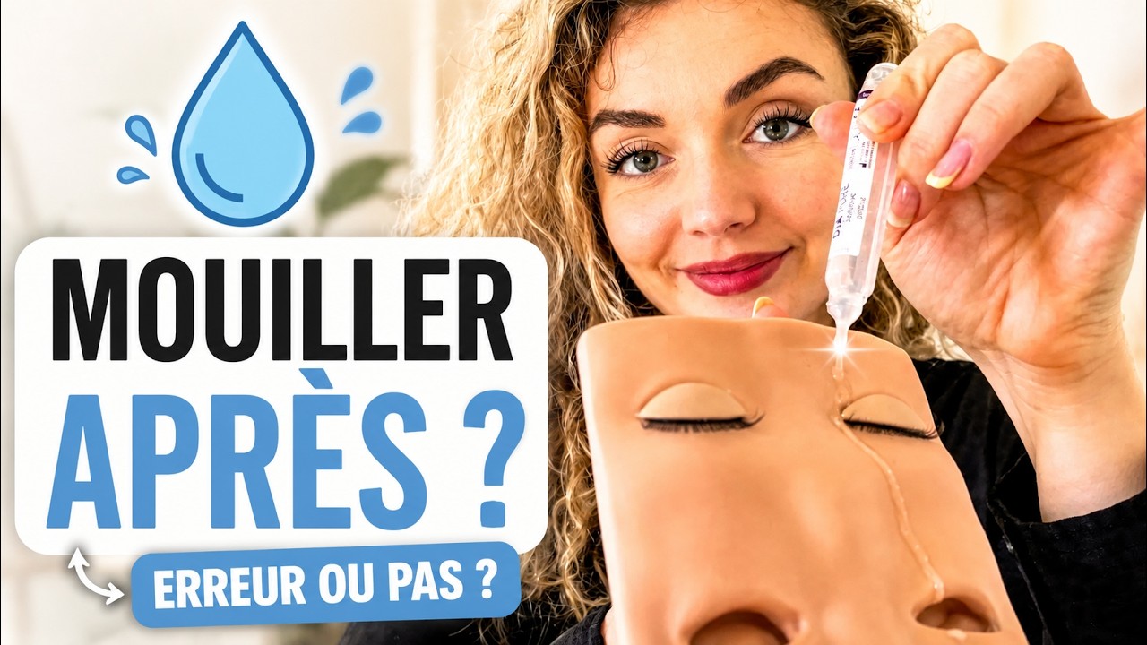 JE MOUILLE MES EXTENSIONS DE CILS APRÉS MA POSE CIL À CILS