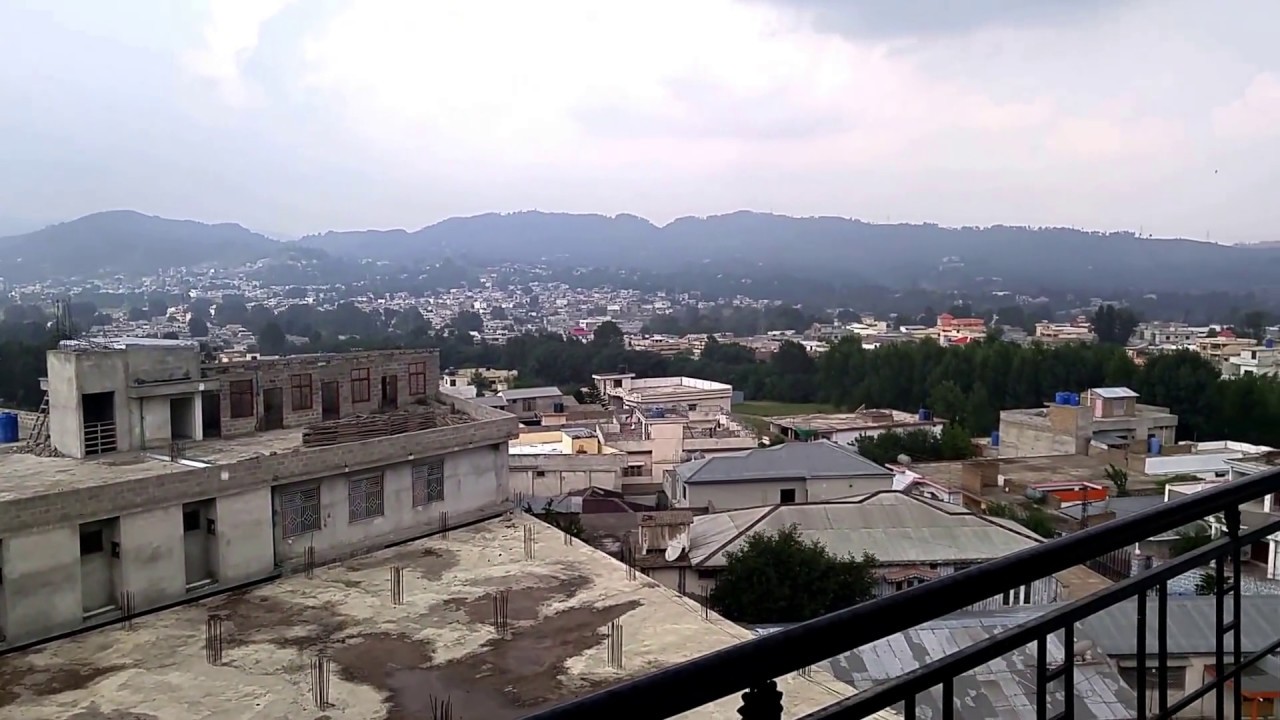 EYE CATCHING VIEW OF BEAUTIFUL ABBOTTABAD CITY FROM HOTEL ONE - PART 2