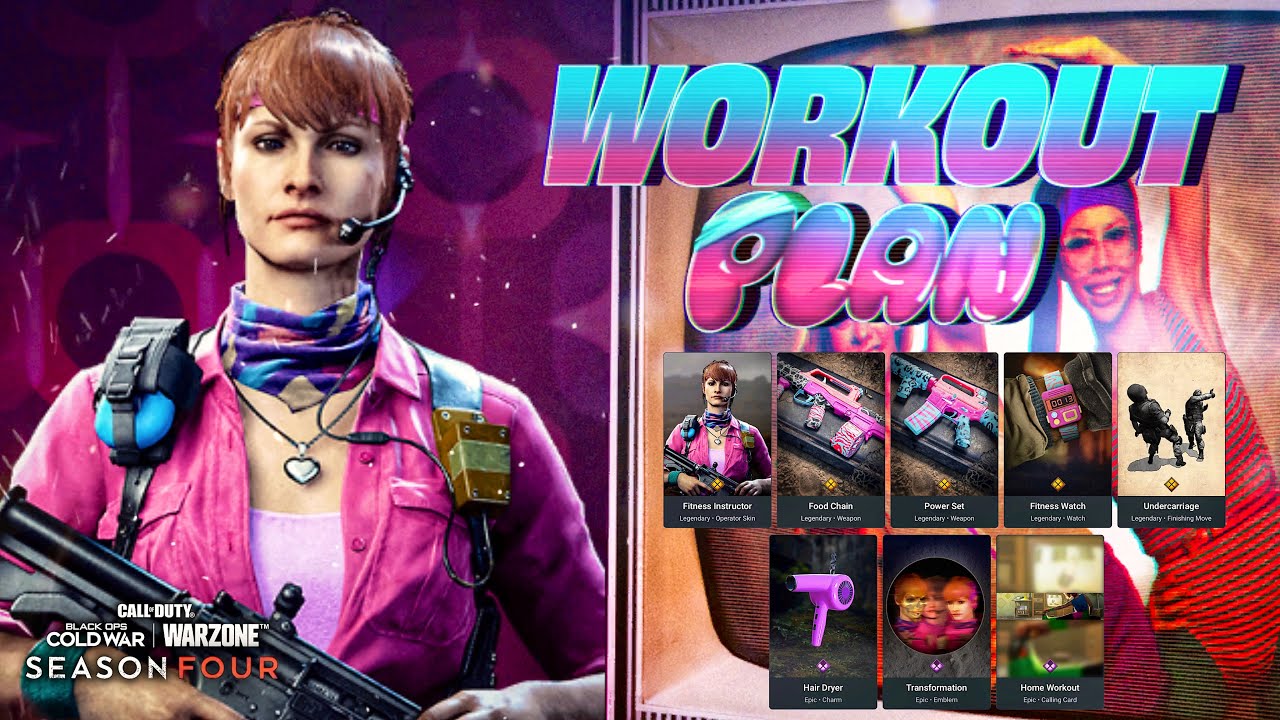 UNRELEASED! WORKOUT PLAN Operator Bundle | Season 4 Call Of Duty Black Ops Cold War & Warzone
