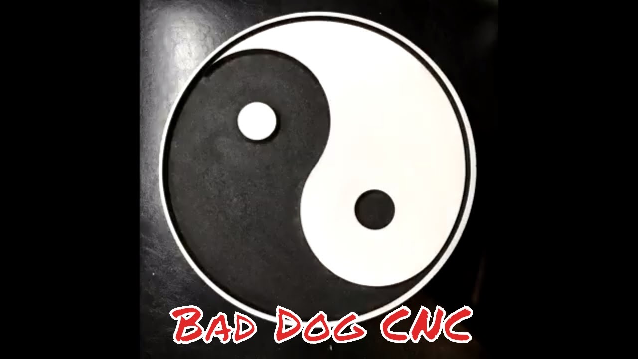 Yin Yang CNC carving
