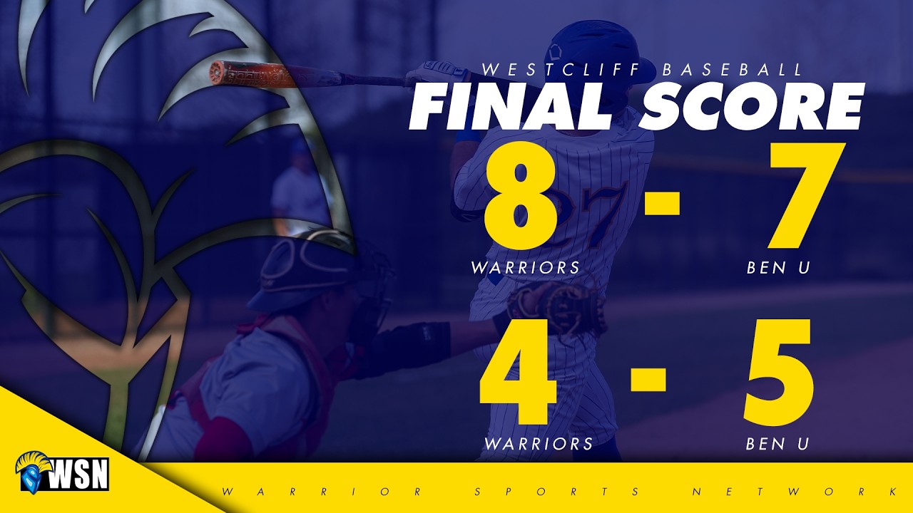 Westcliff University vs Benedictine - Mesa Warrior Baseball