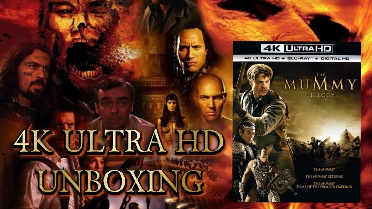 The Mummy Trilogy 4K Ultra HD Unboxing