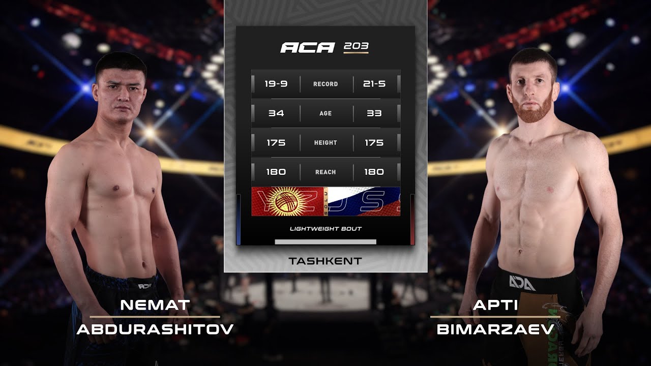 Немат Абдрашитов vs. Апти Бимарзаев | Nemat Abdrashitov vs. Apti Bimarzaev | ACA 203