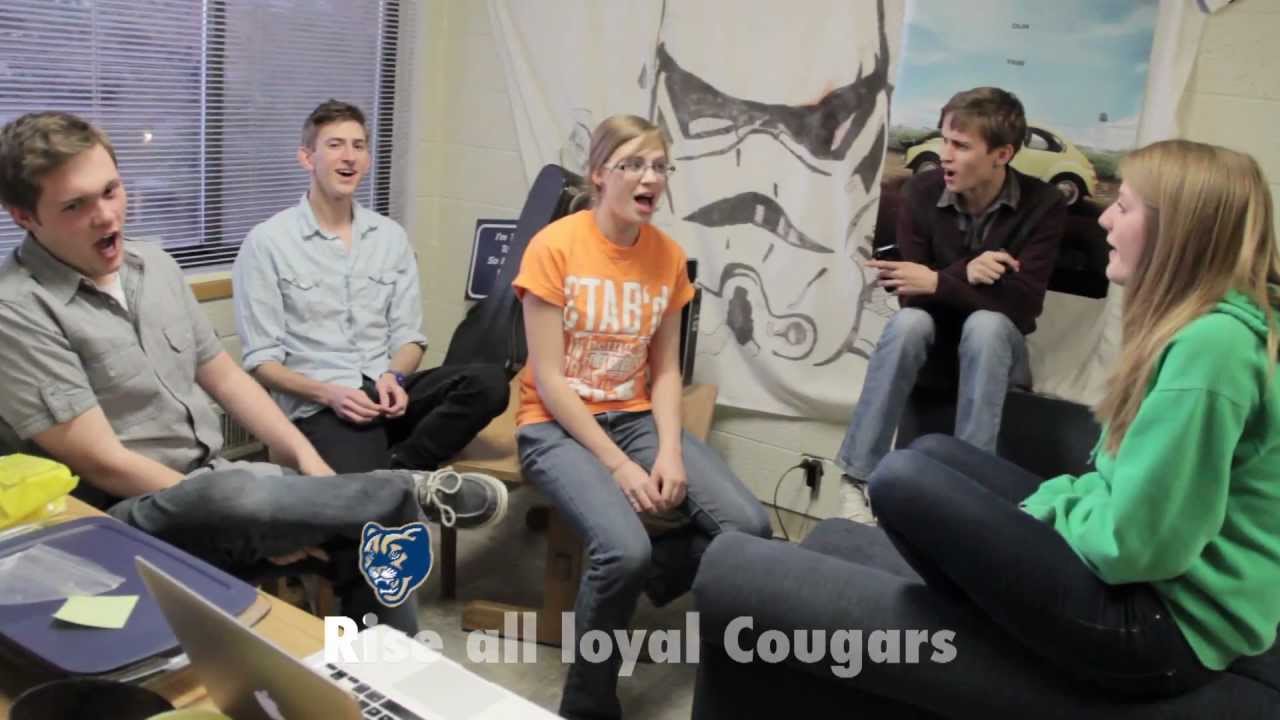 BYU Cougar Fight Song (Rise and Shout) - With Lyrics