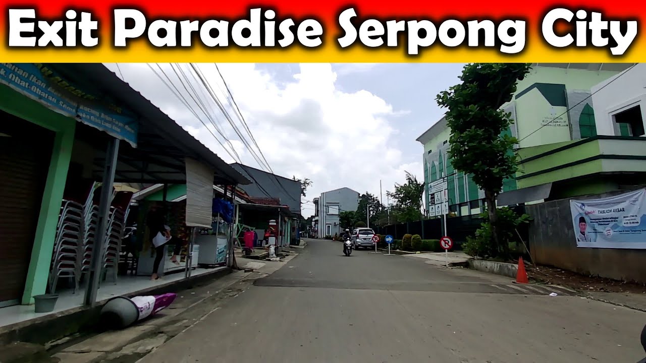 Jelajah Jalan Babakan Kelapa Dua Kecamatan Setu via SMP Islam Al-Azhar 25 Tangerang Selatan