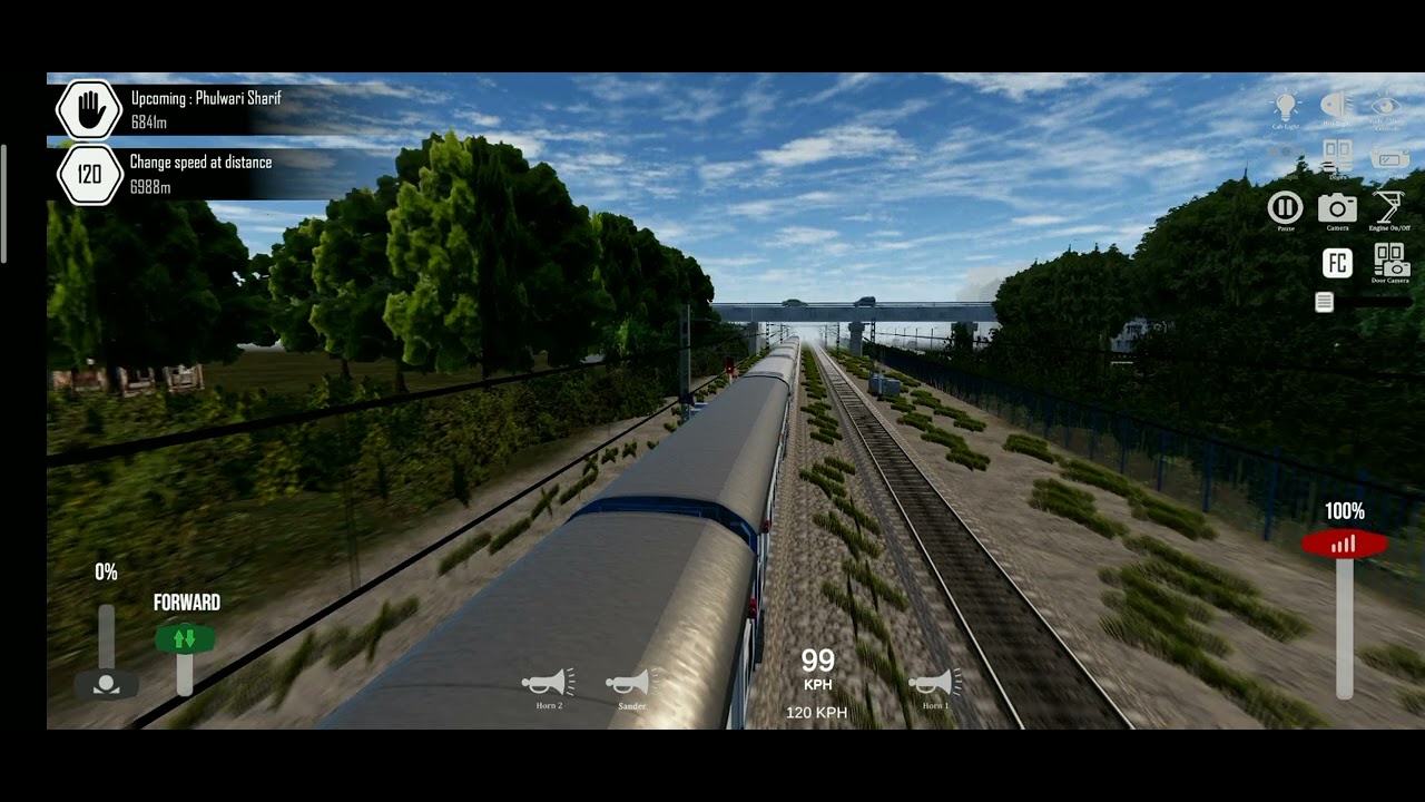 Playing Railway Simulator India (Part 2)High Speed Action