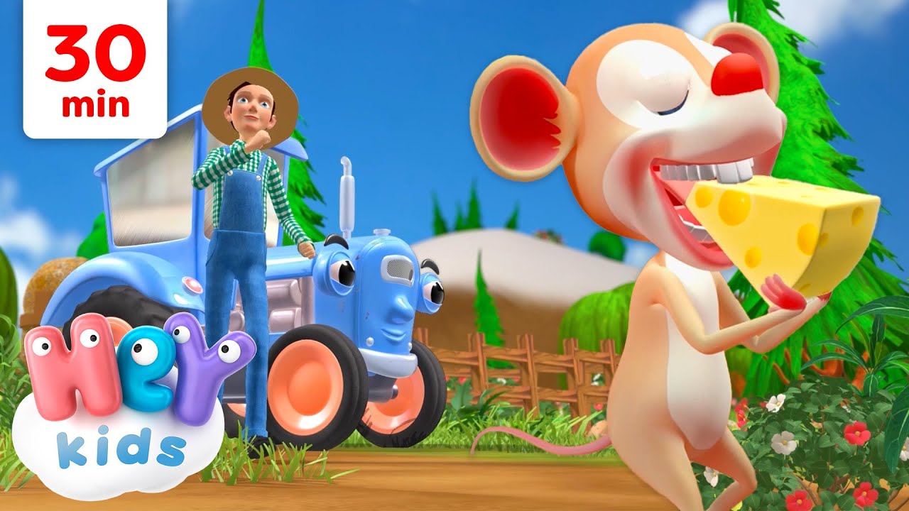 El granjero en el valle 🚜🧀 | Canciones sobre animales de granja | HeyKids - Canciones infantiles