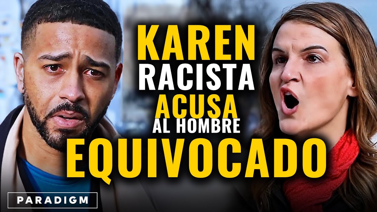 Esta Karen Racista ACUSA a un Hombre Negro Inocente | Paradigm Español