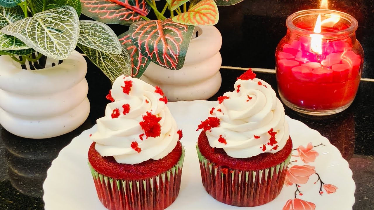 Eggless Red velvet cupcakes with cream cheese frosting❤️ @Snehalmakesmagic2025 #snehalmakesmagic 