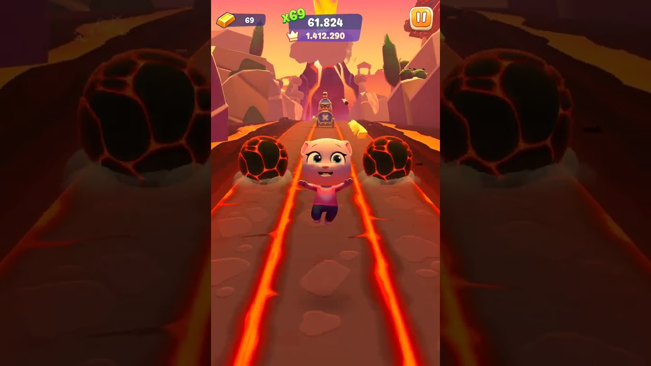 Gente esse vídeo parece ser um talking tom gold run 2.