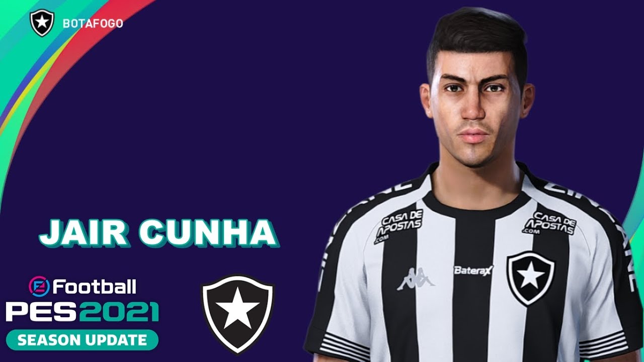 JAIR CUNHA PES 2021 (BOTAFOGO) EFOOTBALL COMO FAZER