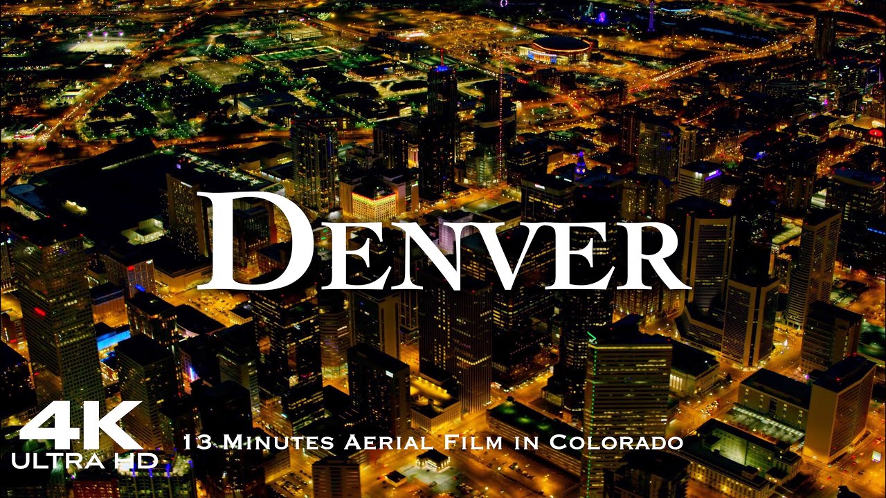 DENVER 🇺🇸 Drone Aerial 4K Colorado | USA United States of America