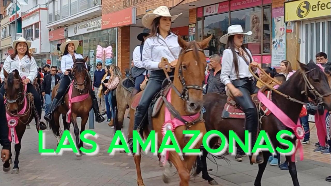 🌹La Cabalgata de LAS AMAZONAS / homenaje a todas las mujeres realizado en Chiquinquirá Boyacá🥂🍾