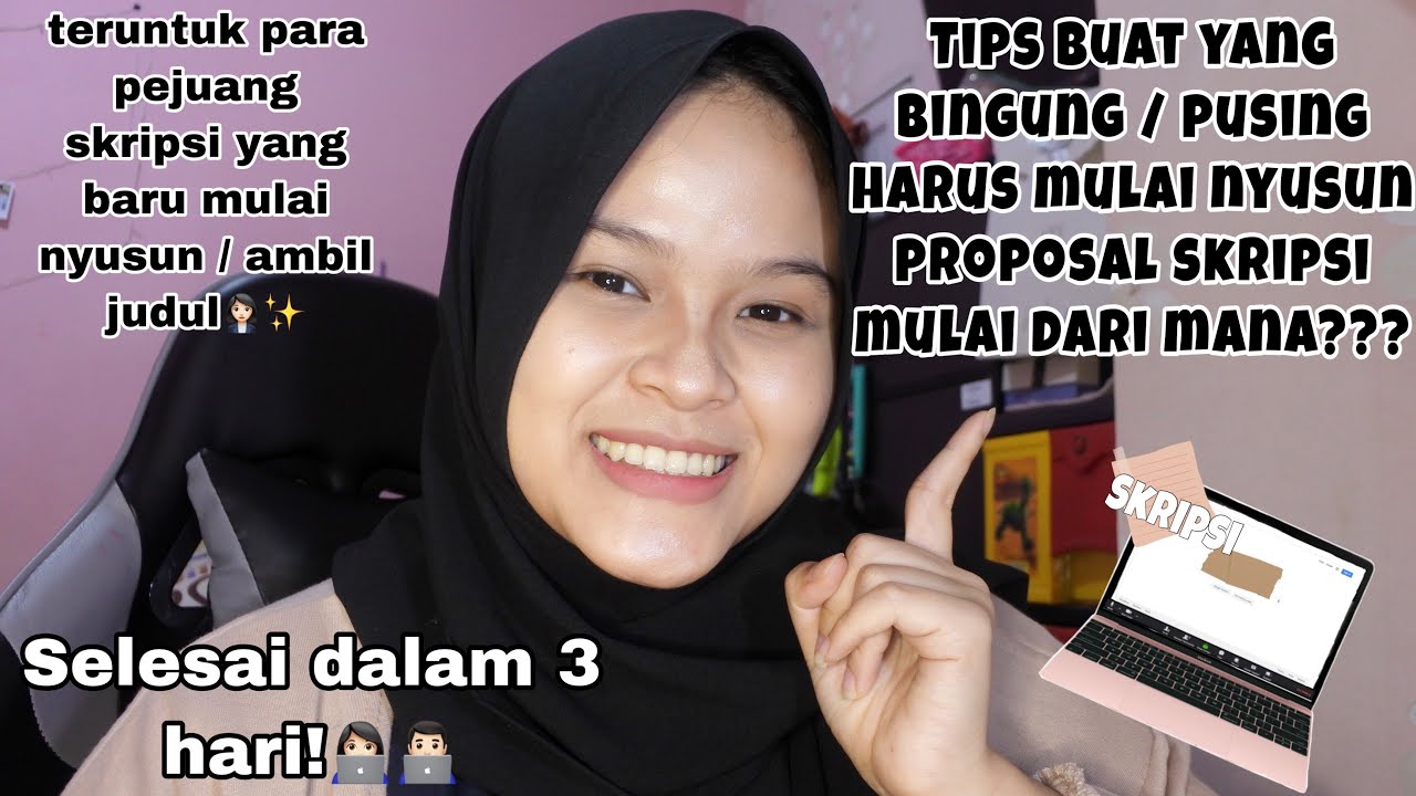 Tips Menyusun Proposal Skripsi Dalam Waktu Kurang dari Seminggu Saja