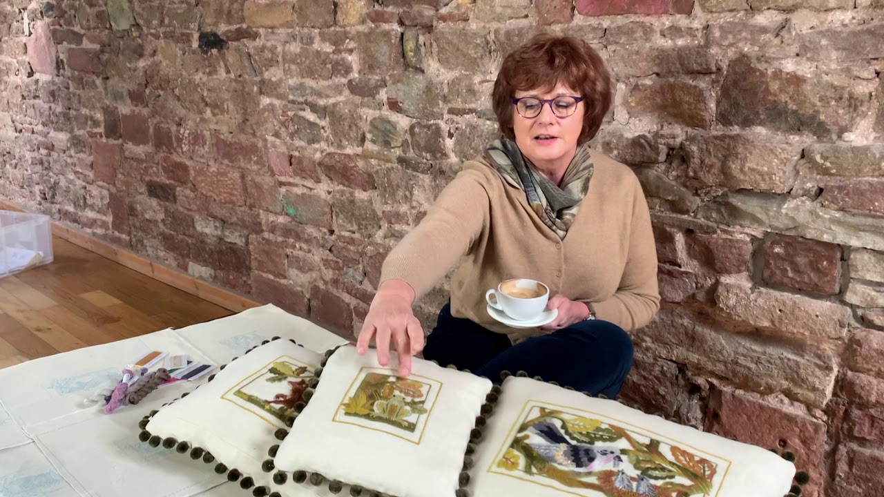 Sunday Antique Crewel Work Collection Video #29 - Arts & Crafts Movement