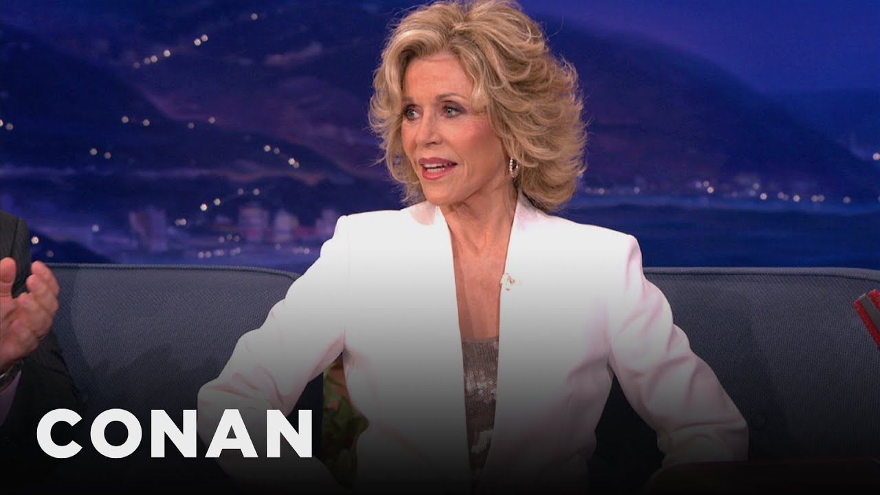 Jane Fonda Flashed A Bear | CONAN on TBS