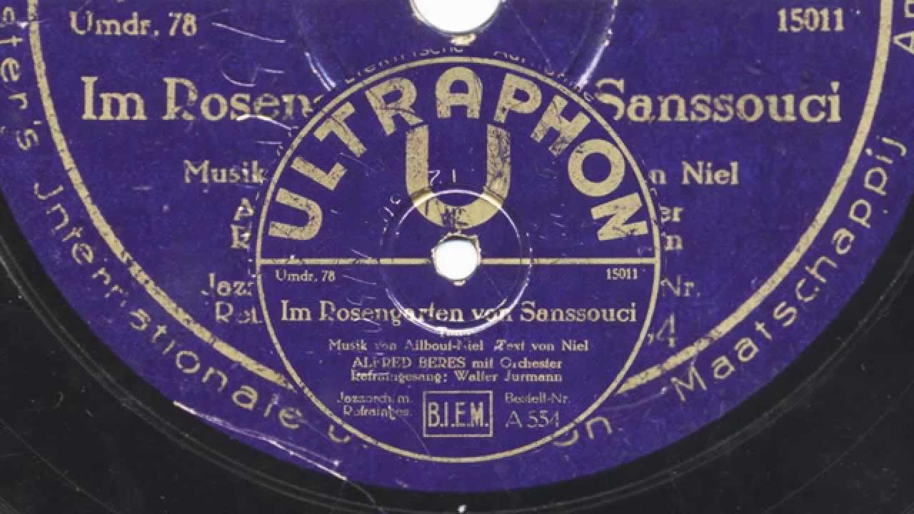 Alfred Beres: Im Rosengarten von Sanssouci (Walter Jurmann, 1930)