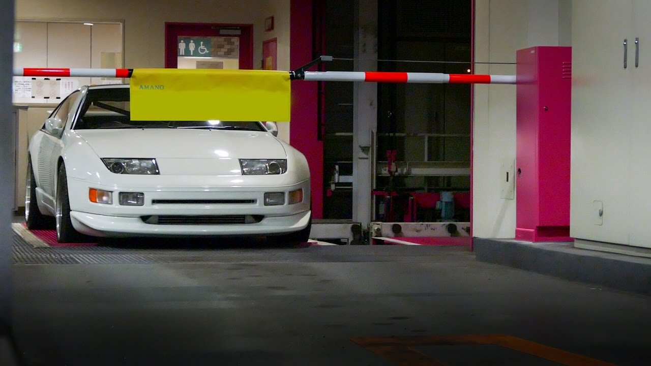 SHUTSUGEKI!! 300ZX-2　Z32 in Mechanical parking lot 機械式駐車場
