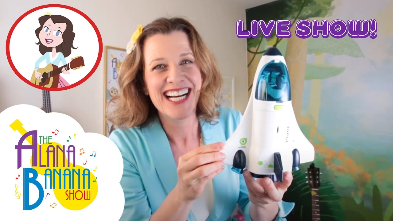 Space Ship, Trains & Trucks! |Alana Banana Live | Educational music for kids | Nursery Rhymes