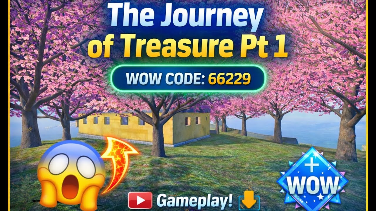 Hidden Treasure Journey Pt 1 🏴‍☠️ | BGMI WOW Mode | WOW Code 66229 