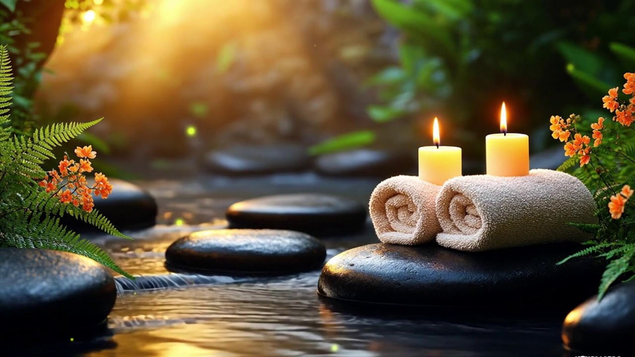 Relaxing Spa Music 🌼 Stress Relief Music, Insomnia Cure, Heal Stressed Mind,Masage Water Magic