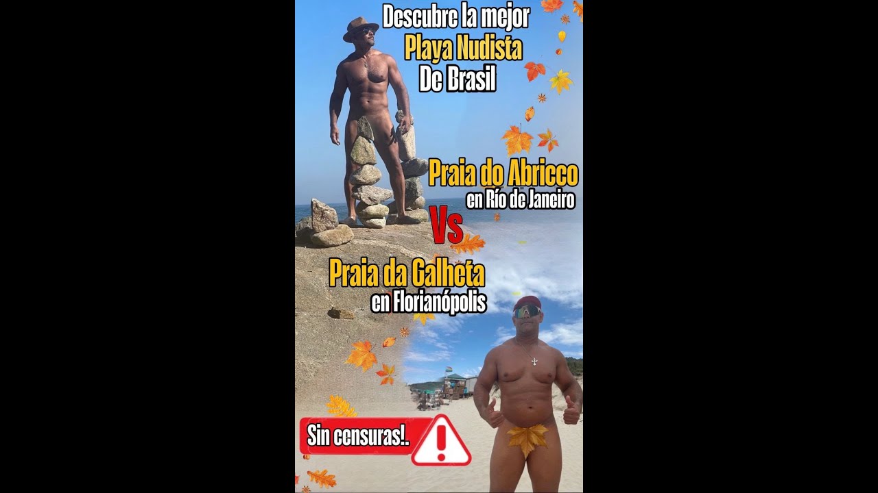 Descubre la mejor playa nudista de Brasil 🏝️ 🌊🧘‍♂️🌞