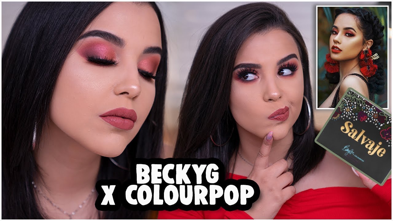 FULL FACE USING ONLY COLOURPOP PRODUCTS! BECKY G X COLOURPOP MAKEUP TUTORIAL! | MakeupByAmarie