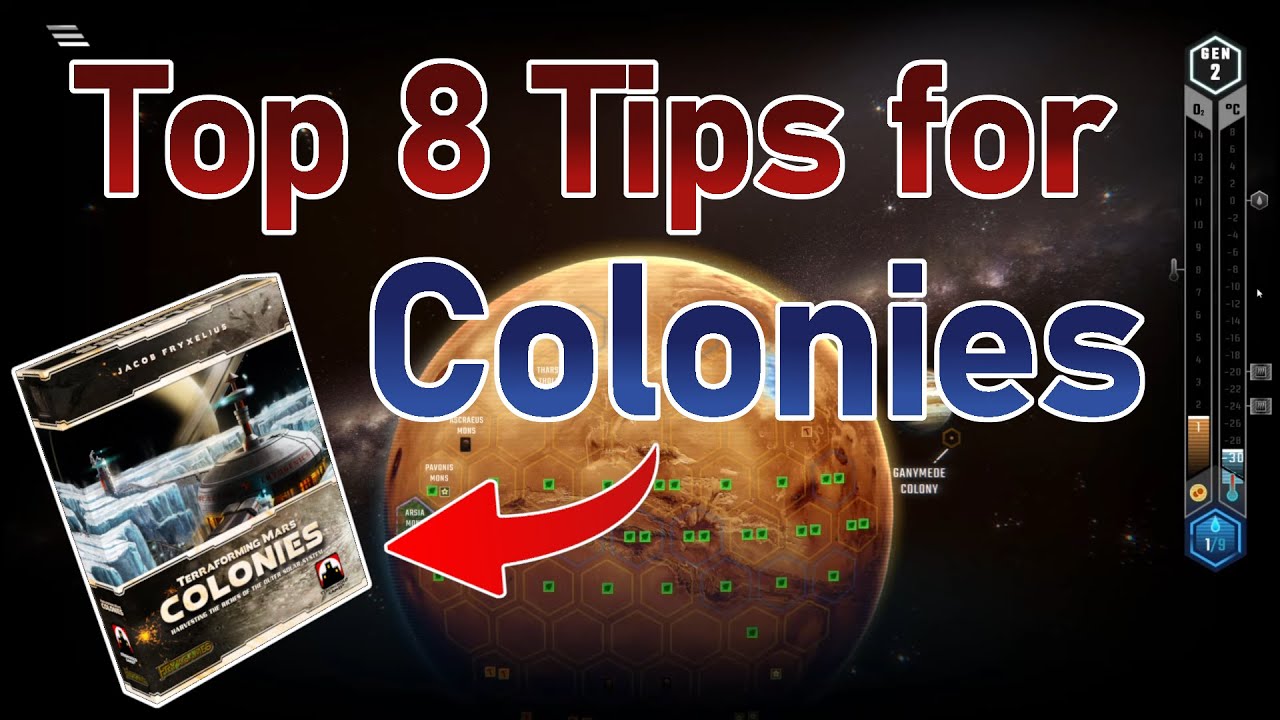Terraforming Mars Tutorial - TOP 8 Tips for the COLONIES Expansion!