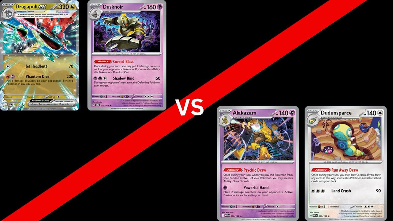 Pokémon TCG Locals: Pult Noir vs Alakazam (SVI-PFL)