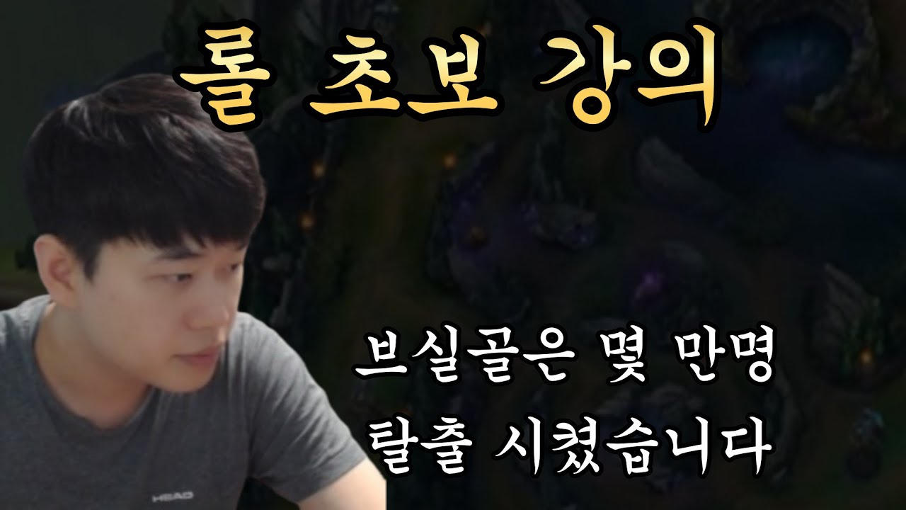 40대 아저씨들도 플레는 보낸, 롤 뉴비 강의