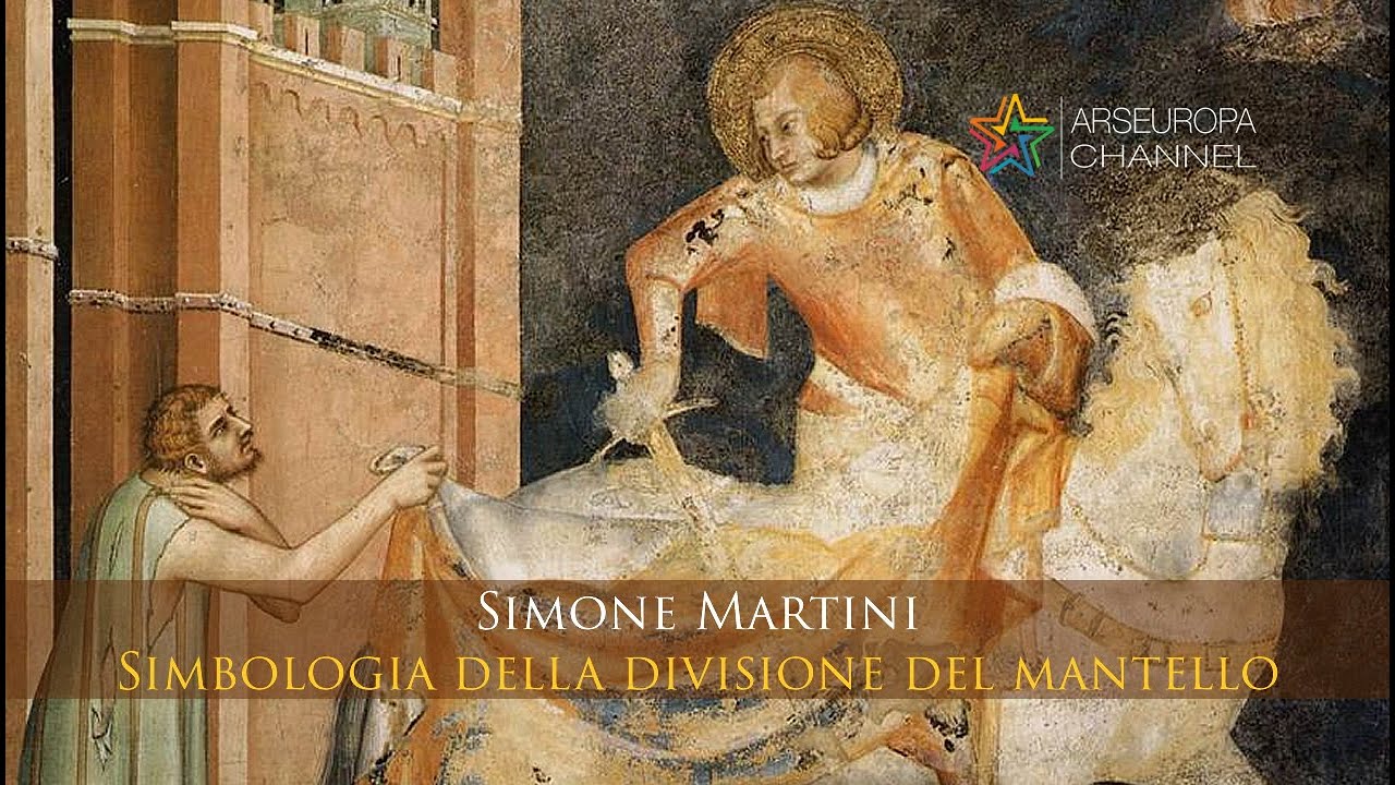 Simbologia di san Martino divide il mantello - Simone Martini - I SIMBOLI NELL'ARTE