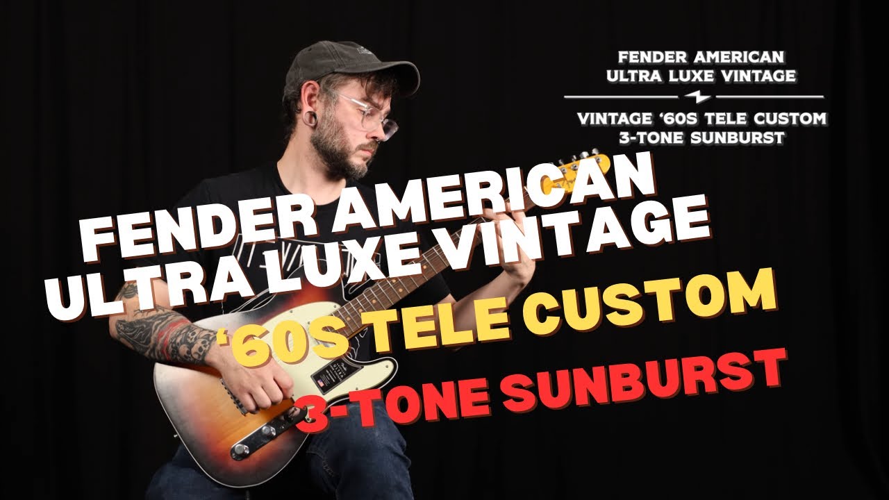 DG | Fender American Ultra Luxe Vintage '60s Tele Custom 3-Tone Sunburst