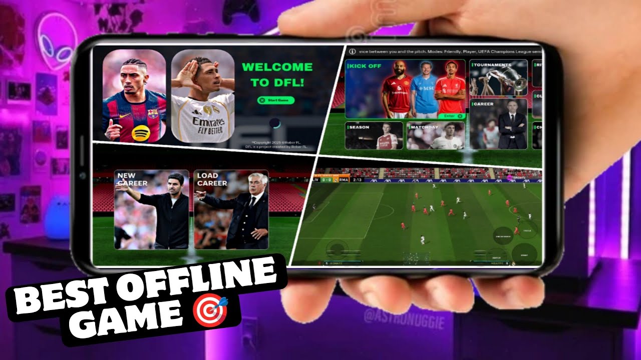 DOWNLOAD DFL 26 FOR ANDROID ( 14 - 15 - 16 ) FIFA 16 MOD 26 ⚽ BEST FOOTBALL GAME 🎯
