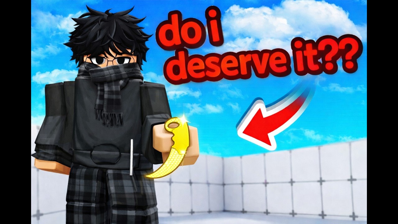 do i deserve my diamond knife?