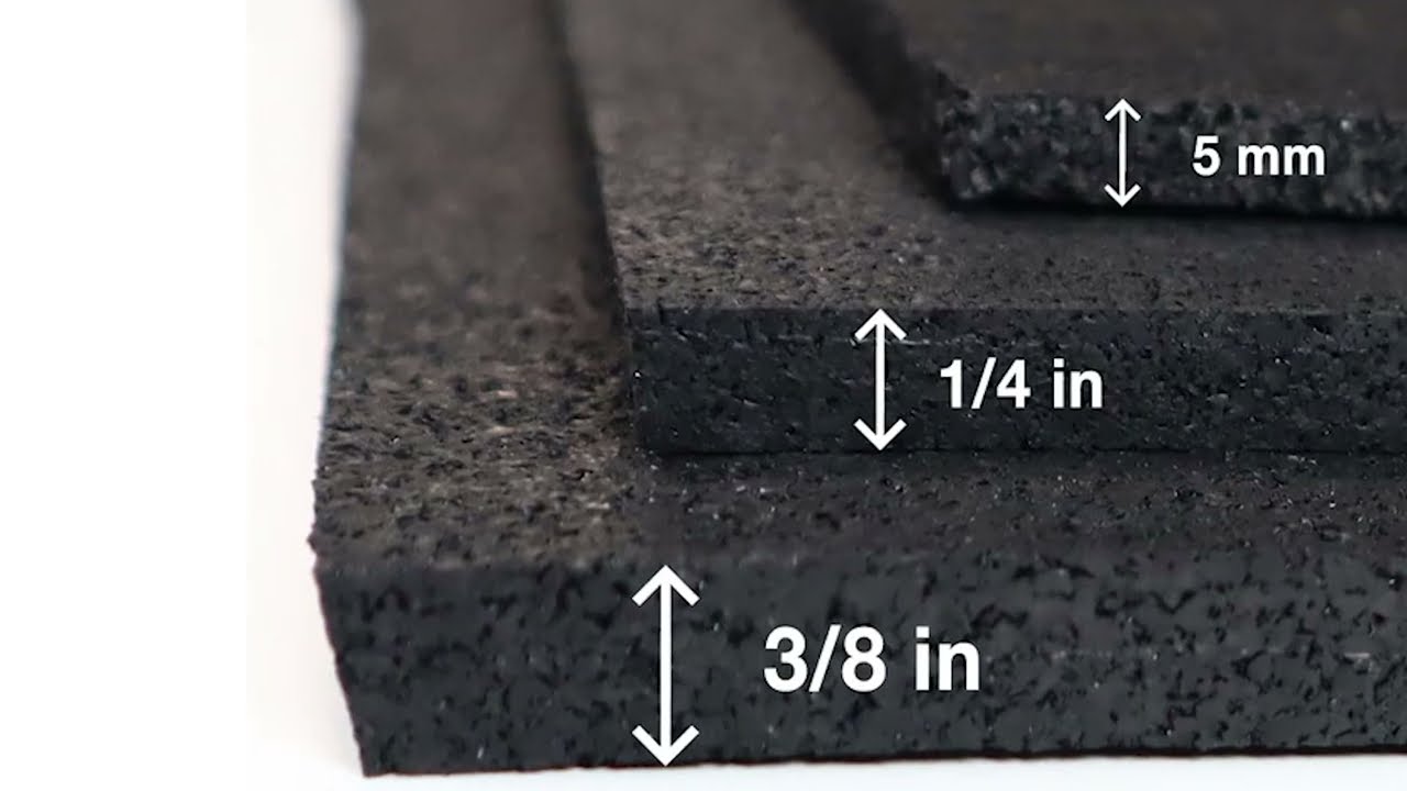 Custom Cut Recycled Rubber Flooring
