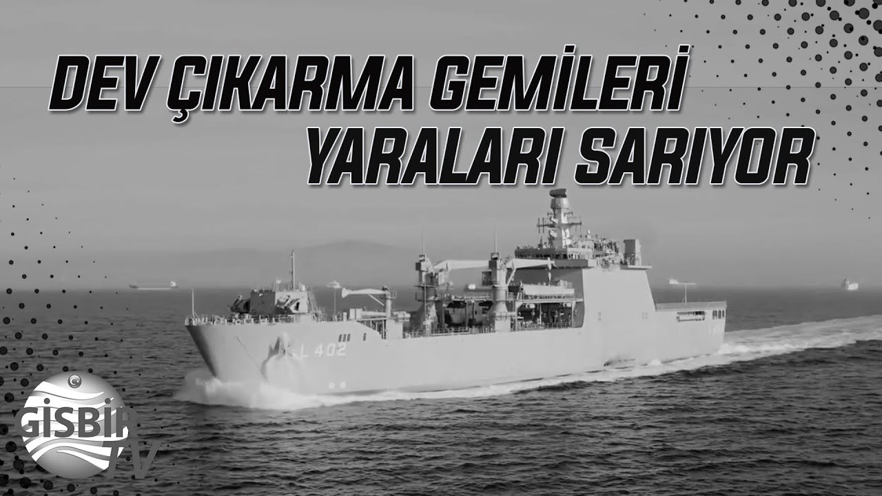 Donanma gemileri yaraları sarıyor