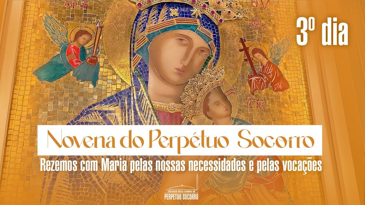 19h | Novena de Nossa Senhora do Perpétuo Socorro | AO VIVO | 3º dia - Fr. Andrey | 23/07/2025