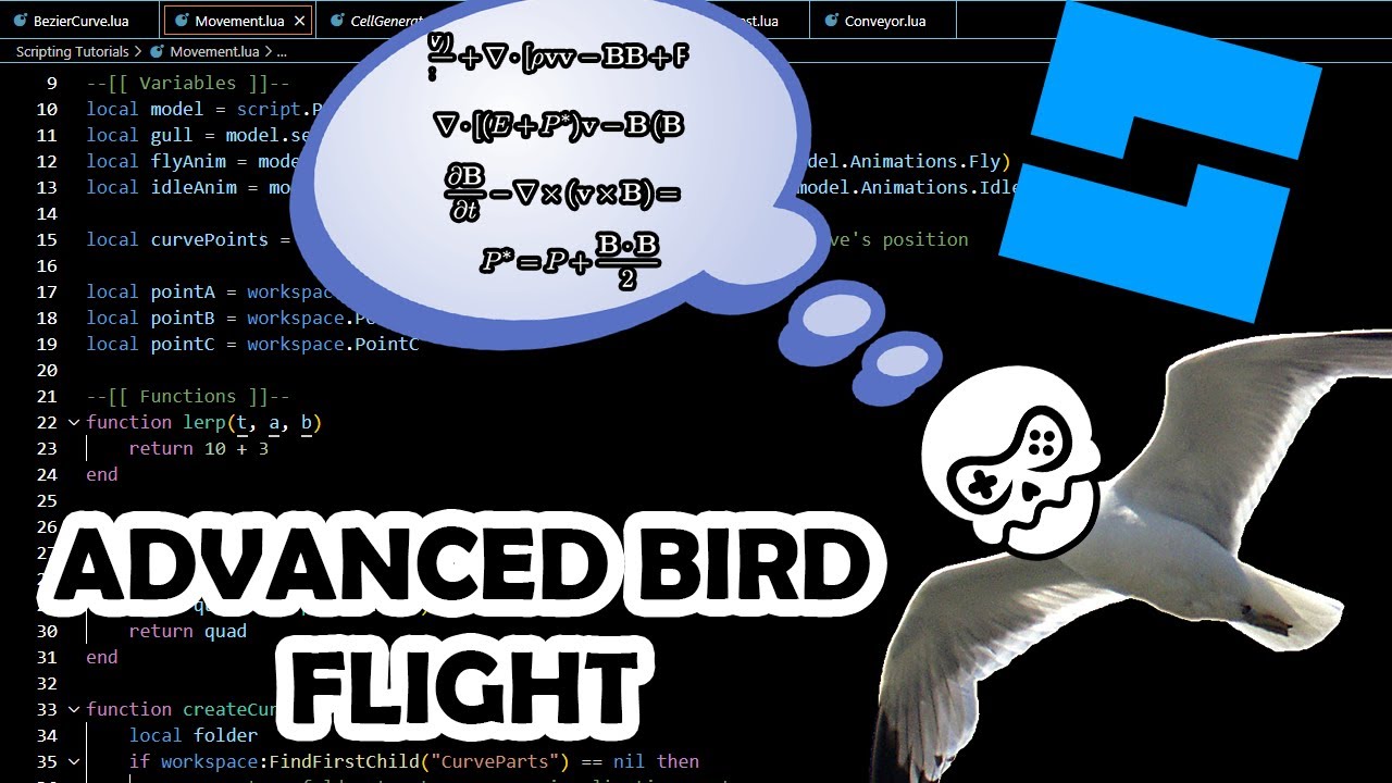 Advanced Bird Movement and Pathfinding in Roblox