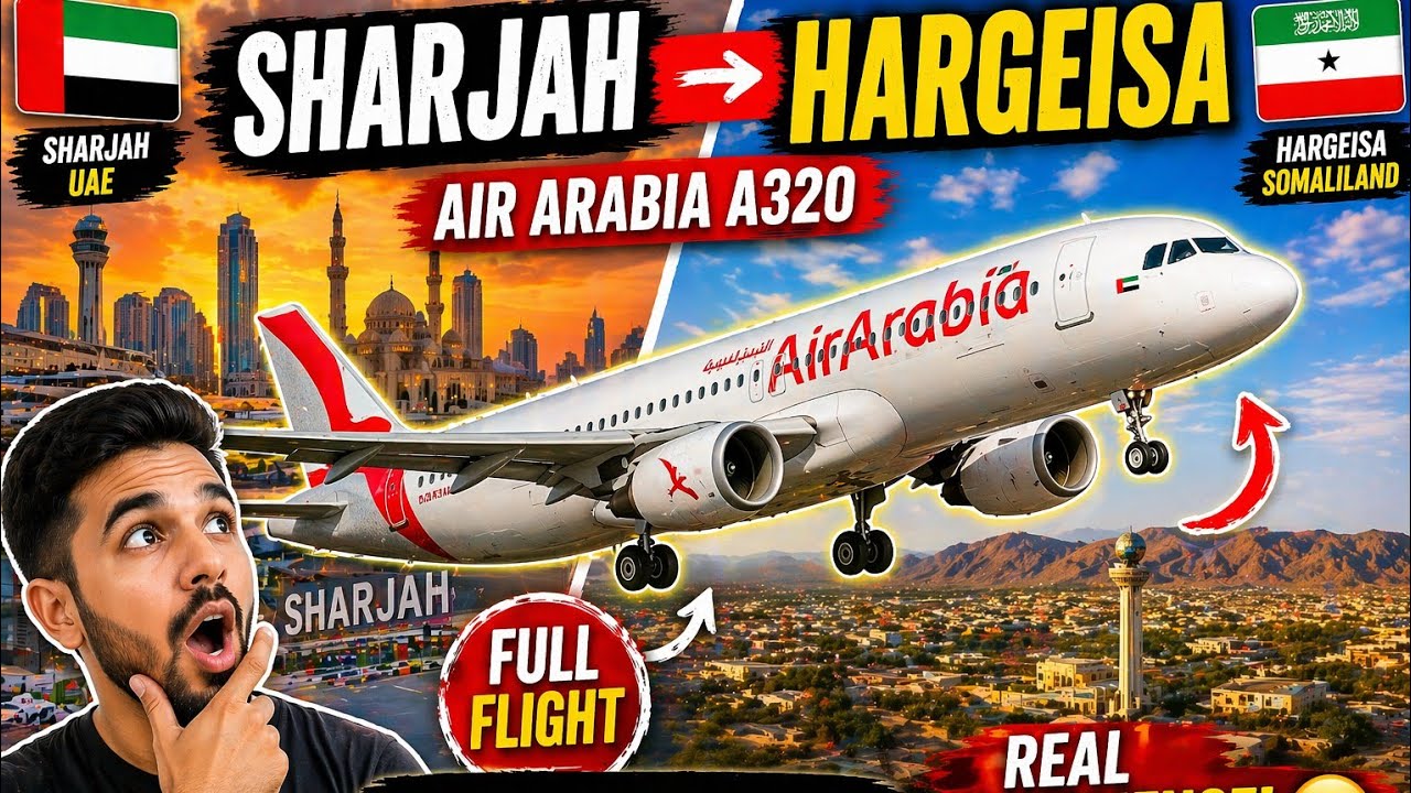Sharjah -  Hargeisa | Air Arabia A320 | Tripreport