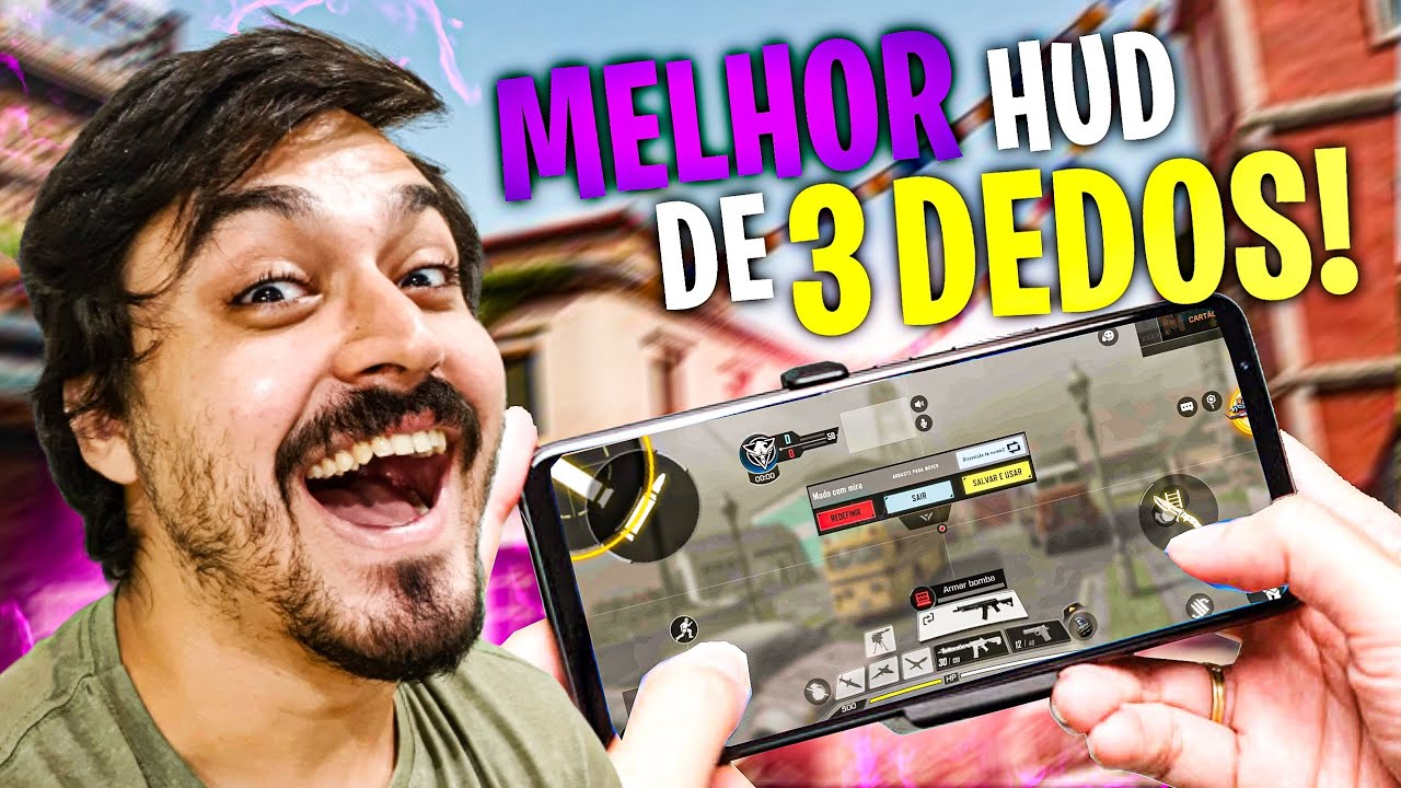 *MELHOR* HUD de 3 DEDOS COD MOBILE - PARA PEGAR LENDÁRIO RAPIDO - COD MOBILE | CALL OF DUTY MOBILE