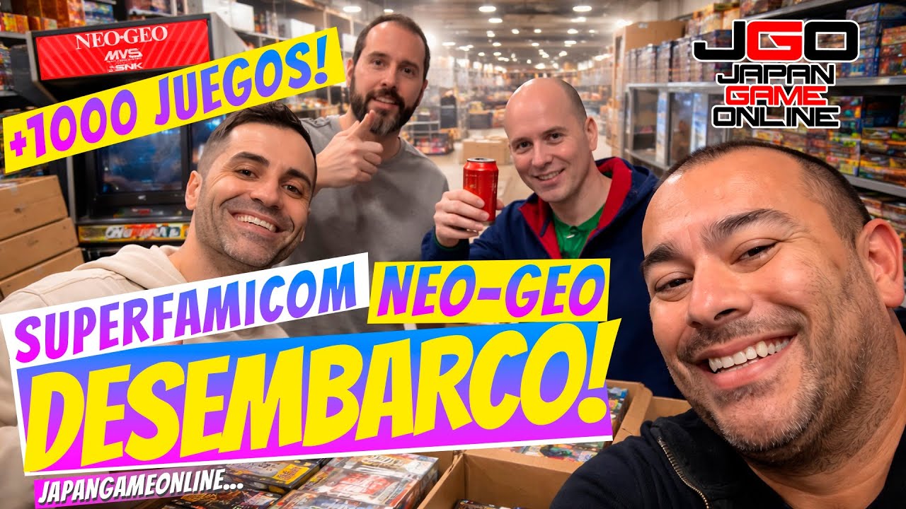 ¡EL MAYOR DESEMBARCO RETRO EN ESPAÑA! 1000 Juegos Super Famicom, Neo-Geo y Coleccionistas TOP 😱