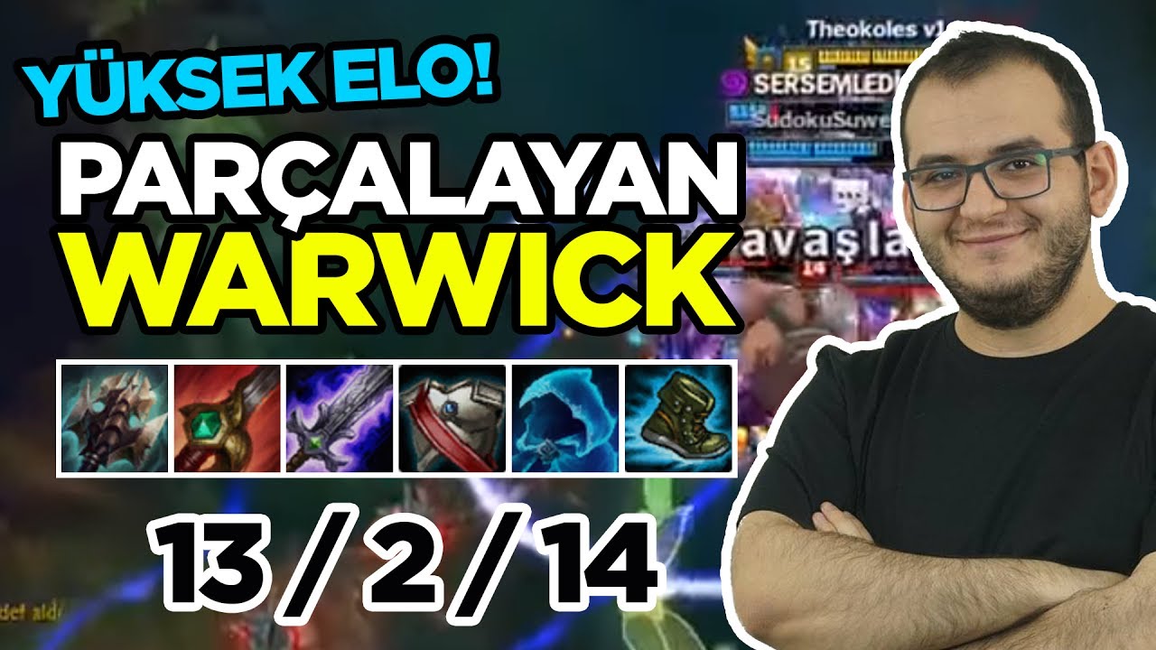 KAÇAMAZSIN BENDEN !! | WARWİCK iLE %100 WİN | 13 KİLL İLE OYUNU TAŞIDIM