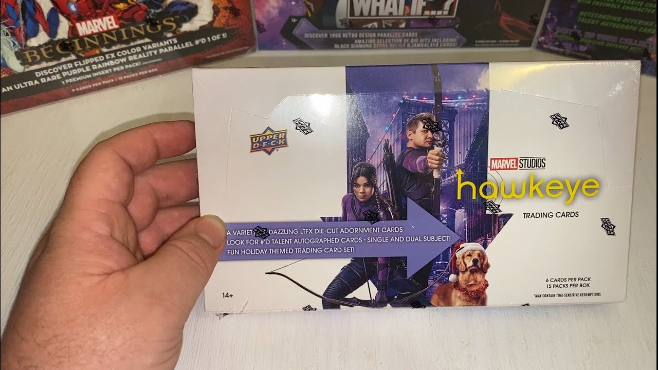 BOX BREAK | 2023 UPPER DECK MARVEL STUDIOS HAWKEYE HOBBY BOX