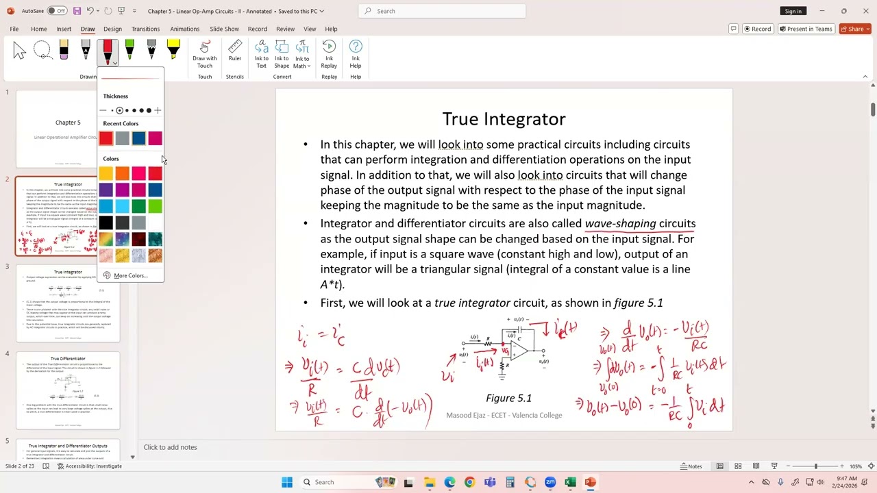 EET4158C - Linear Integrated Circuits - Chapter 5 - Linear Op-Amp Circuits - Part I