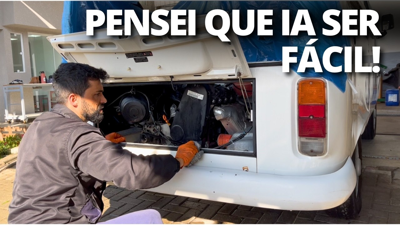 Assim estava o motor da kombi que resgatamos... | Ep. 612