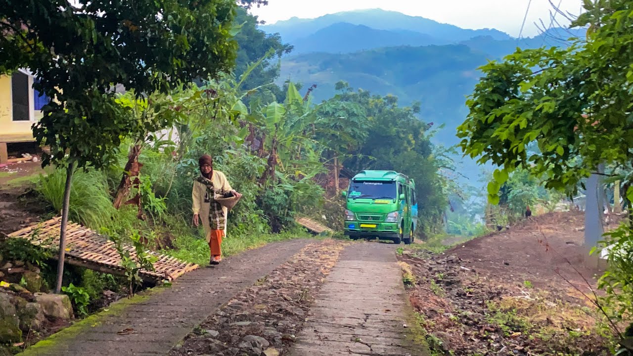 Ketenangan Suasana Saat Pagi Hari Di Desa Bikin Damai | Suasana Pedesaan Jawa Barat, Garut, Cisompet