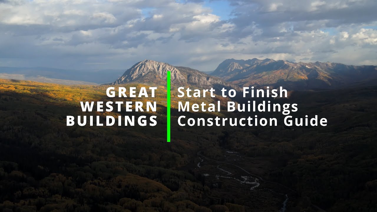 How to Build a Steel Building - Complete Steel Building Construction - Start to Finish Tutorial
