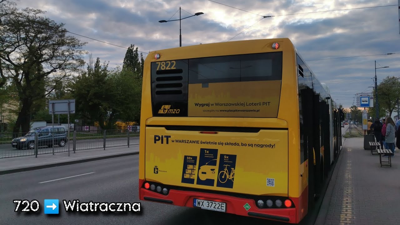 [🚍] Autosan Sancity M18LF LNG #7822 [MZA Warszawa] - linia 720