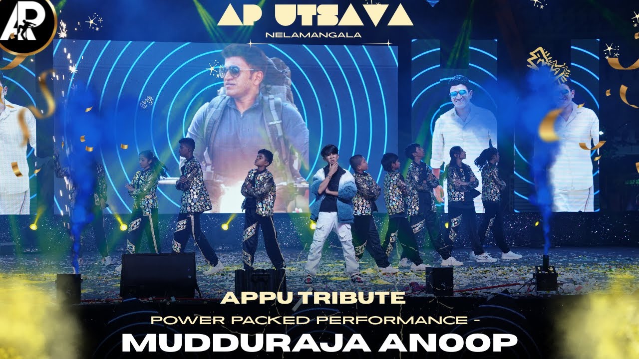 You Can’t Miss This🔥Mudduraja Anoop’s Power Dance Tribute to Puneeth Rajkumar Songs @AP Utsava 2025”